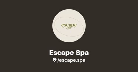 escape spa instagram linktree