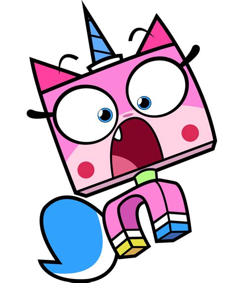 unikitty shocked transparent png stickpng