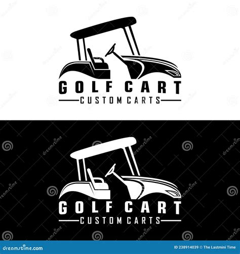 golf cart logo stock vector illustration  activity