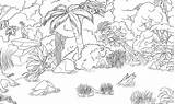 Mewarnai Pemandangan Hutan Sketsa Pokok Kartun Marimewarnai Koleksi Sd Alam Menggambar Paud Berlatih sketch template