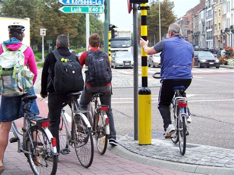 eindeloze omwentelingen fietsers vasthouden