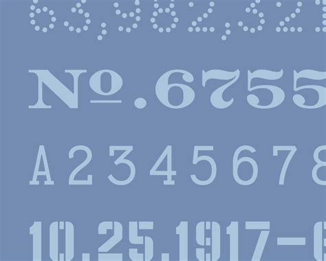 numbers fonts fonts  hoeflerco