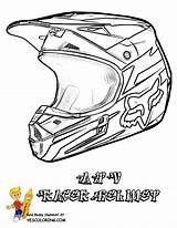 Coloring Pages Motocross Bikes Dirt Bike Library Clipart Drawing Helmet sketch template