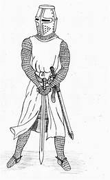 Knight Knights Templar Drawing Medieval Drawings Armor Coloring Ages Middle Easy Simple Chainmail Times People Cronodon Book Getdrawings Suggestions Cosmetic sketch template