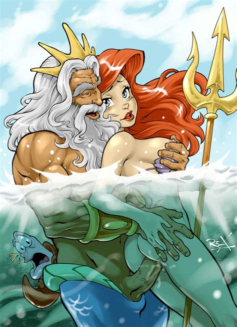 1386977 ariel king triton sebastian the little mermaid r ex little mermaid collection luscious