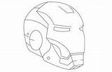 Iron Man Helmet Drawing Pages Mask Coloring Paint Drawings Outlines Shirts Max Photoshop Digitally Step Getdrawings Cake sketch template
