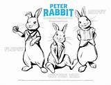 Rabbit Peter Sheets Coloring Printable Movie Activity Kids Printables Peterrabbit Pages Cottontail Flopsy Mopsy Sheet Tail Cartoon Cotton Screening Jinxy sketch template
