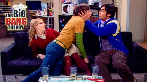 Crazy Raj Kissed Howard In Front Of Bernadette The Big Bang Theory