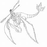 Flygon Coloring Pages Knight Template sketch template