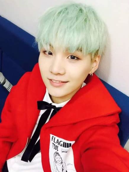 Green Hair Suga 1 12 Kpop Bts
