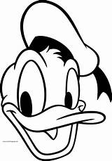 Donald Disney Coloring Face Pages Wecoloringpage Duck Choose Board sketch template