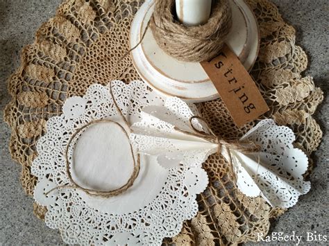easy vintage paper doily crafts  christmas