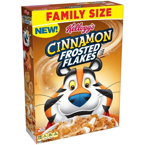 kelloggs frosted flakes breakfast cereal cinnamon  oz walmart