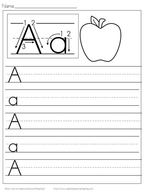 printable writing kindergarten worksheets printable alphabet