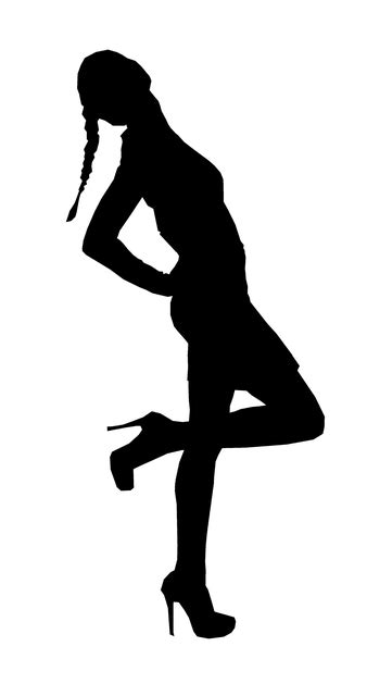 modell silhouette frau · kostenlose vektorgrafik auf pixabay