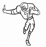 Players Clipartbest Touchdown Clipartmag sketch template