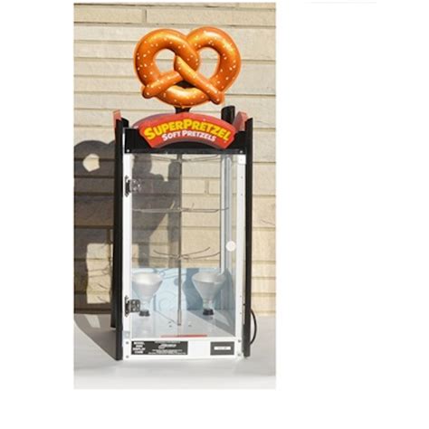 super pretzel soft pretzel warmer display case ebth