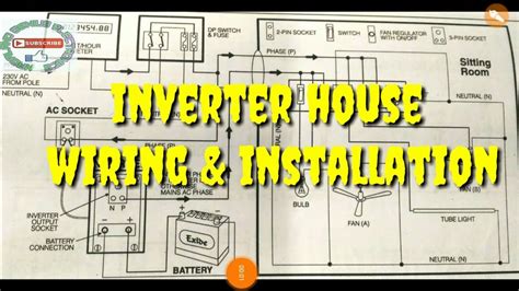 inverter wiring installation diagram youtube