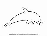 Outline Dolphin Dolphins Drawing Drawings Clipart Animal Clip Printable Silhouette Outlines Coloring Simple Pages Animals Easy Template Jumping Kids Step sketch template