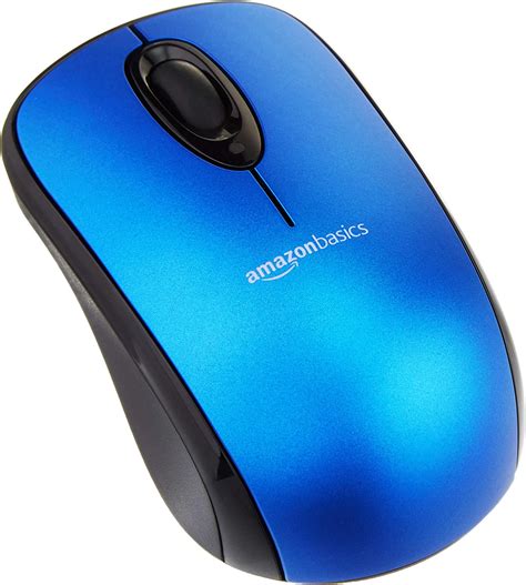 amazonbasics wireless computer mouse  nano receiver blue amazon