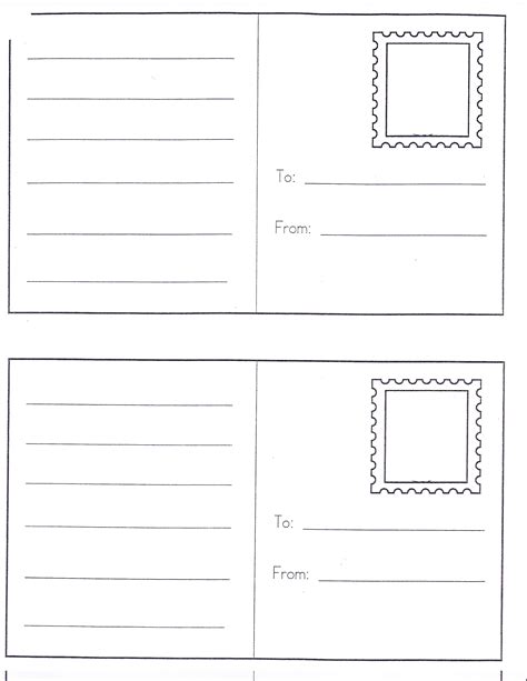 post office printables  templates printable