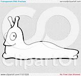 Slug Clipart Cartoon Coloring Vector Pages Outlined Thoman Cory Sea Template Clip Snail Use Royalty Clipartof sketch template