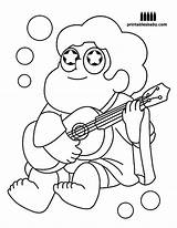 Steven Universe Pages Coloring Printable Template sketch template