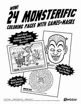 Coloring Pages Cryptozoology Template Frankenstein sketch template