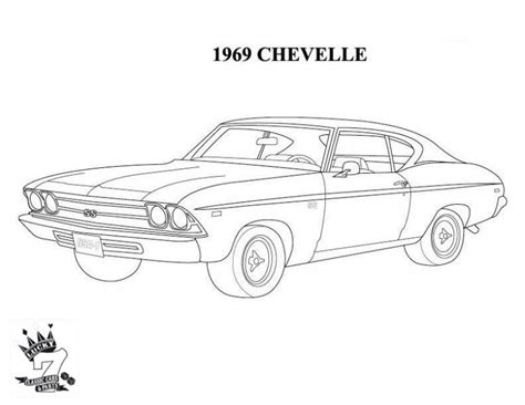 chevelle ss coloring pages