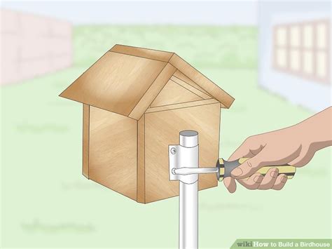 build  birdhouse  pictures wikihow