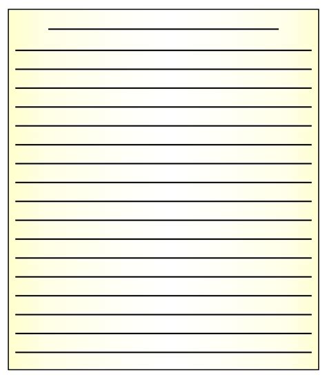 images  standard printable lined writing paper lined writing