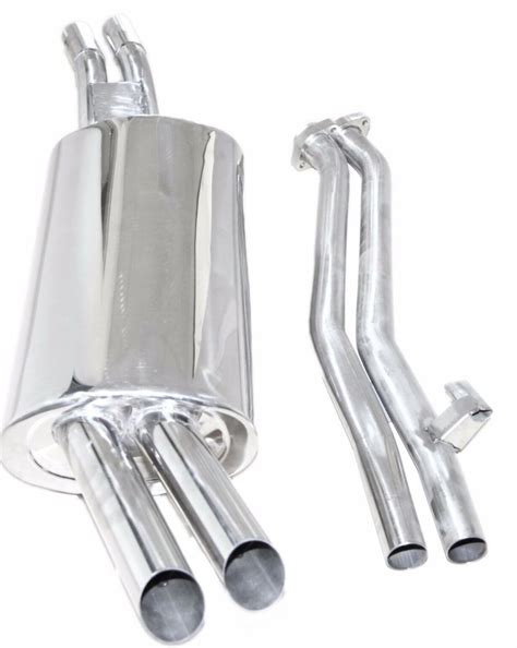 stainless steel exhaust       pay  rts  total bmw