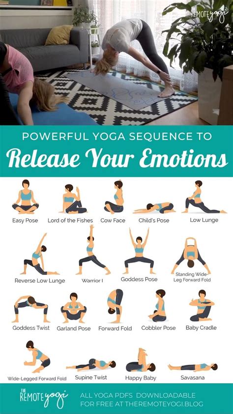 yoga  release emotions printable yoga  video video yoga