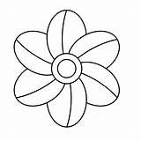 Flower Flowers Coloring Pages Blumen sketch template