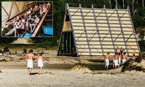 worlds largest public sauna  norway  sandhornoya bodo