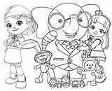 Rainbow Ruby Coloring Pages Characters Lovely Little Girls Coloringpagesfortoddlers Cartoon Depuis Enregistrée sketch template