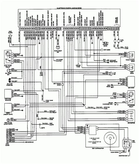 chevy  wiring diagram  wiring diagram   chevy  pickupfuse ecm