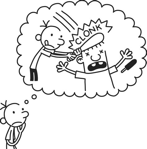 diary   wimpy kid coloring page coloring home