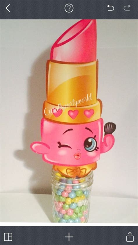 items similar    shopkins lipstick centerpiece kit  etsy