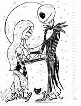 Nightmare Coloring Before Christmas Pages Jack Sally Skellington Printable Drawing Drawings Adults Sheet Skeleton Color Print Clipart Colouring Getdrawings Pdf sketch template