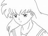 Inuyasha Kagome sketch template