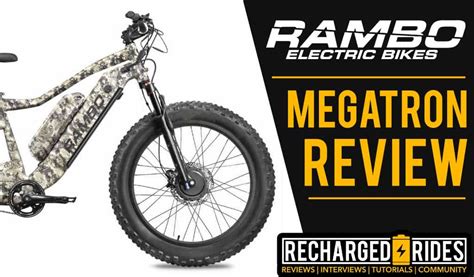 rambo megatron review dual  electric hunting bike