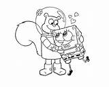 Spongebob Esponja Coloring Arenita Dibujos Squirrel Mewarnai Colorare Disegni Mejillas Tudodesenhos Gambar Pintarcolorear Coloringhome sketch template