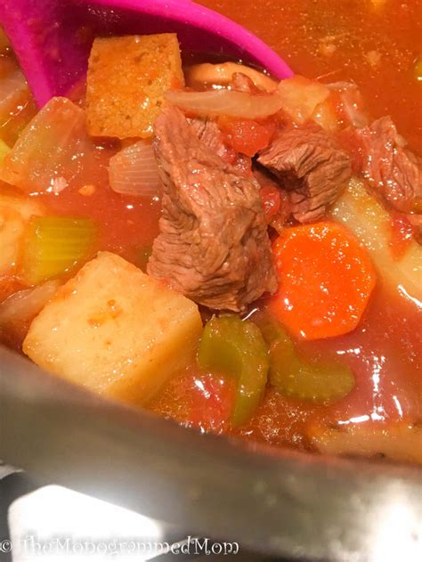 Stove Top Beef Stew {whole30} {paleo} The Monogrammed Mom