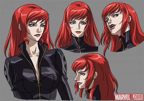 Concept Art From Avengers Confidential Black Widow And Punisher