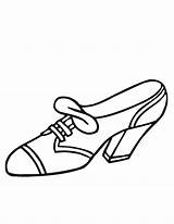 Coloring Sapato Schuhe Salto Sepatu Gambar Ausmalbild Buckle Tudodesenhos Malvorlagen Menakjubkan Familie sketch template
