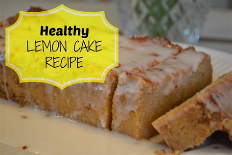 healthy lemon cake recipe