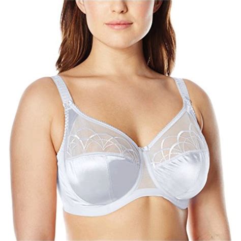 Elomi Women S Plus Size Cate Underwire Full Cup White Size 36ff Uk