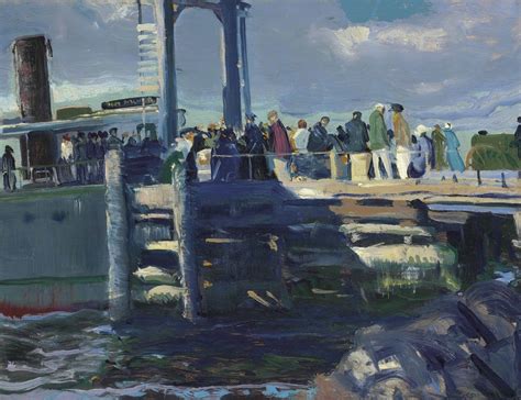 george wesley bellows    dock  century paintings