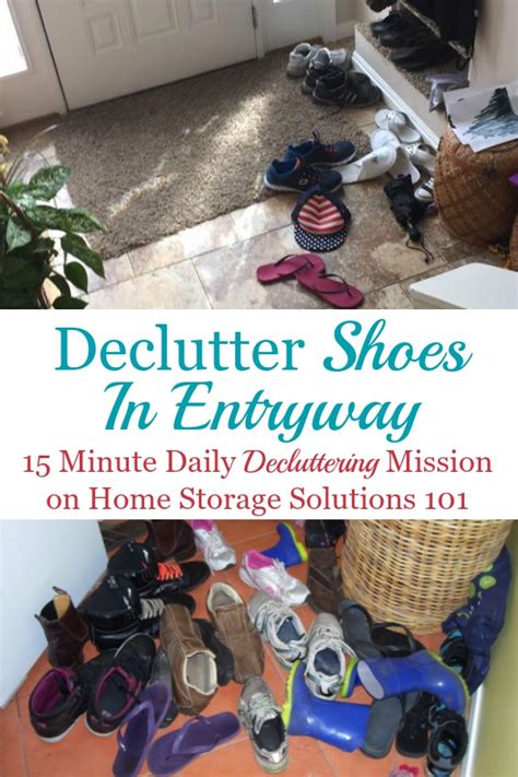 Tips For Decluttering Shoes By The Entryway Or Door